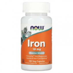 Комплексы витаминов и минералов NOW Iron   (120c.)