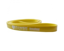 Резинки для фитнеса Power System PS-4051 Лента резиновая для кросфита  (Желтая)