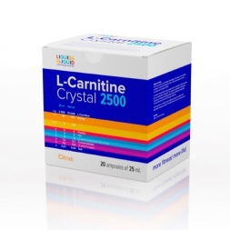 Л-карнитин в ампулах (порционный карнитин) Liquid & Liquid L-Carnitine Crystal 2500  (25 мл)